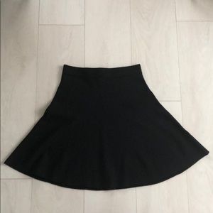 Club Monaco Black Skater Skirt